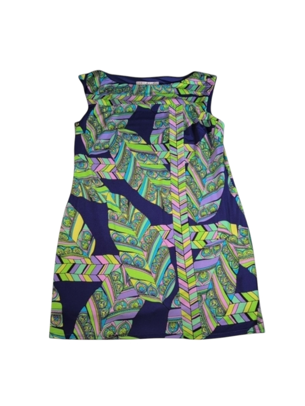 Trina Turk Lasi Mod Tropical Leaf Sleeveless Sheath Dress *Please Read